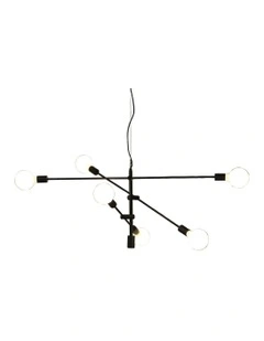 Large Chelsea Modern 6 light Pendant Light