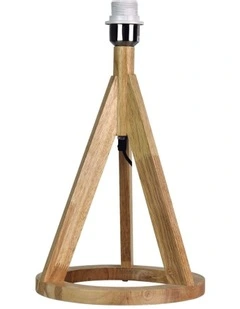Stabb Timber Tripod Table Lamp Base