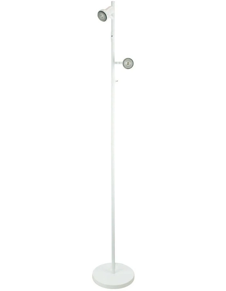 Daxam LED Twin Floor Lamp in White image 1