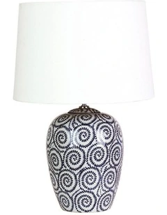 Pippi Swirled Complete Table Lamp