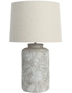 Andorra Table Lamp in White