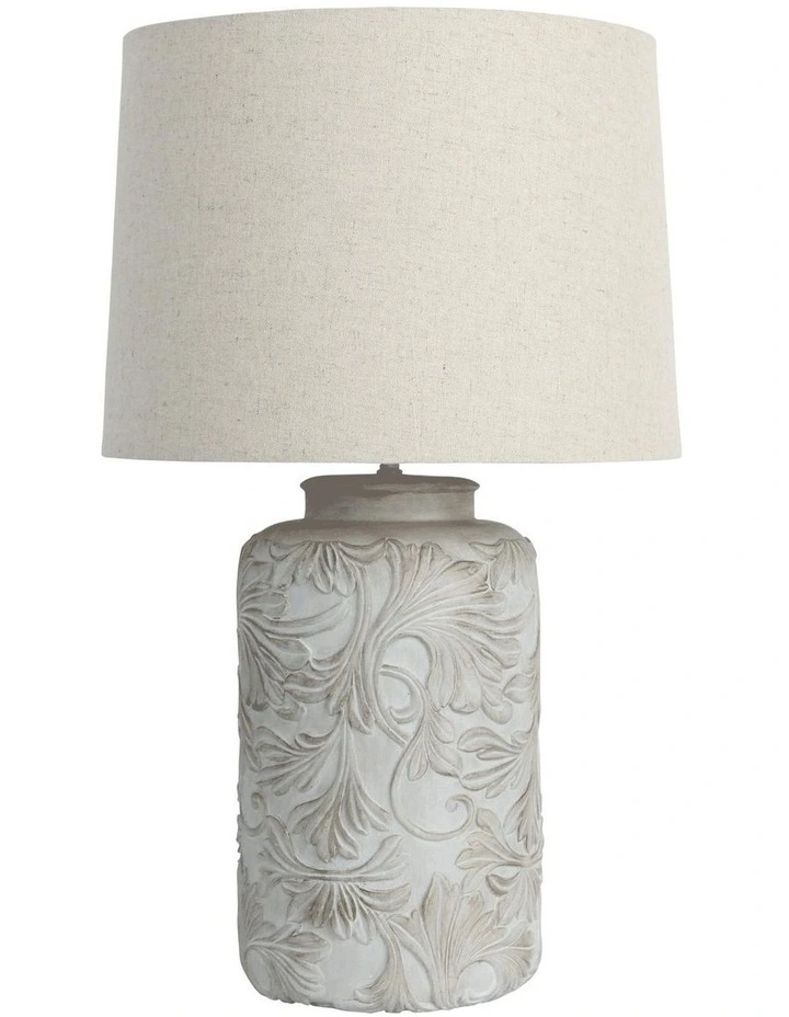 Andorra Table Lamp in White image 3
