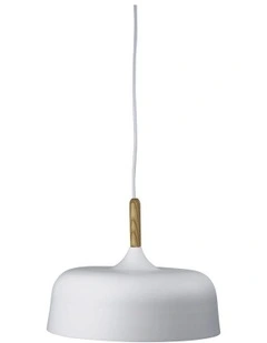 Malt 32cm Modern Pendant Light White