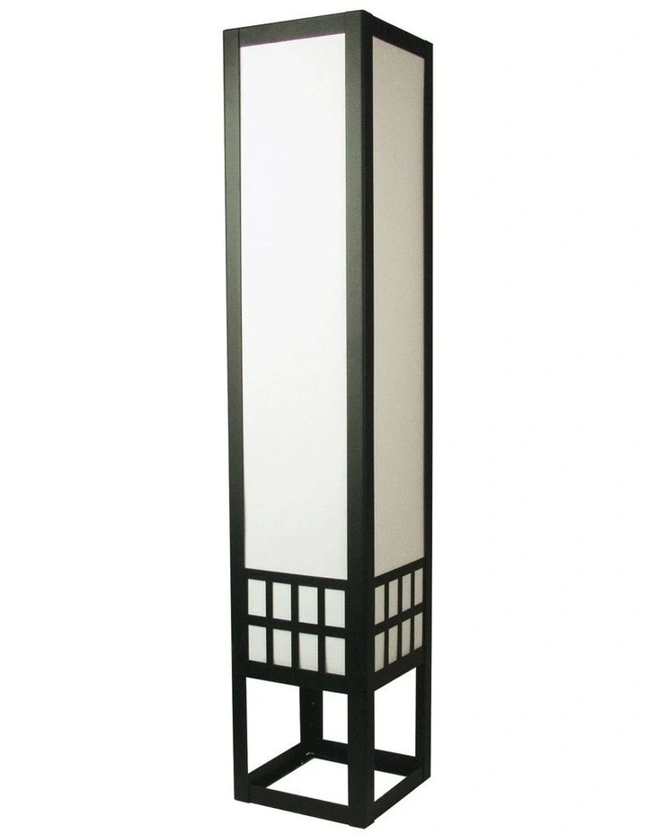 Oriel Lighting Sojo Chinese Style Black Framed Floor Lamp Myer Oriel Lighting Sojo Chinese Style Black, Chinese Style Floor Lamp