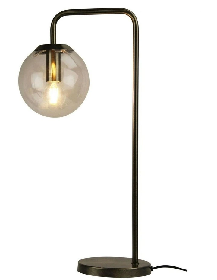 Newton Table Lamp Antique Brass image 1