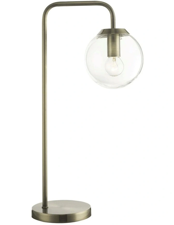 Newton Table Lamp Antique Brass image 2
