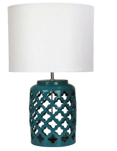 Casbah Moorish Table Lamp in Blue