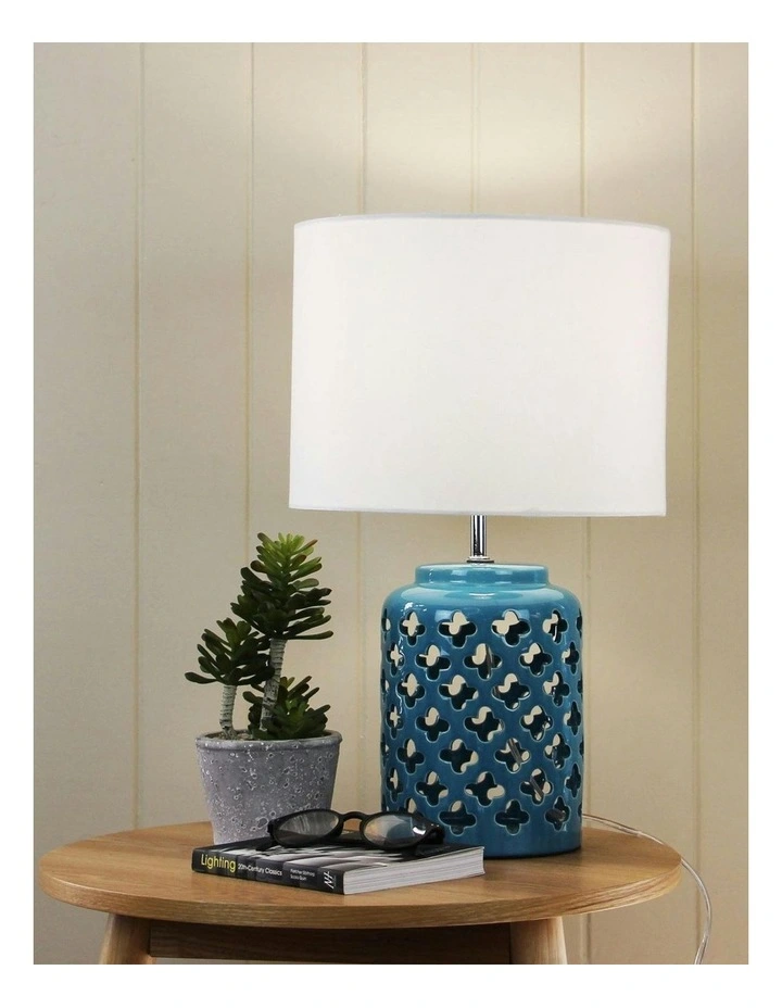 Casbah Moorish Table Lamp in Blue image 3
