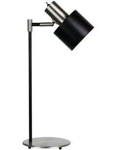 Ari Scandustrial Table Lamp in Brushed Chrome