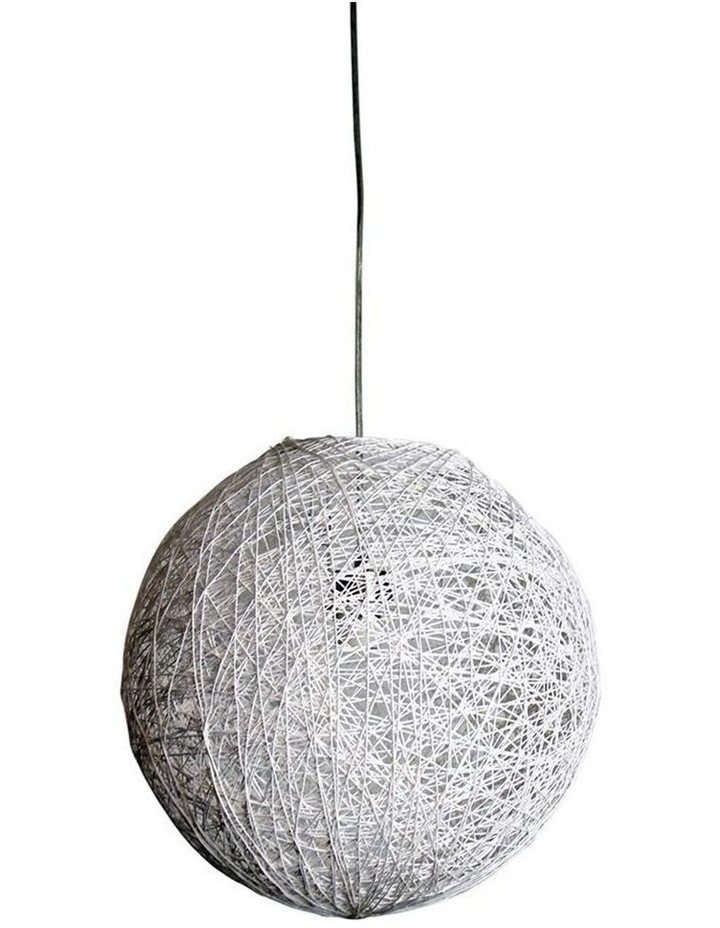 Oriel Lighting Cocoon White Spun Cotton Pendant Shade Only ...
