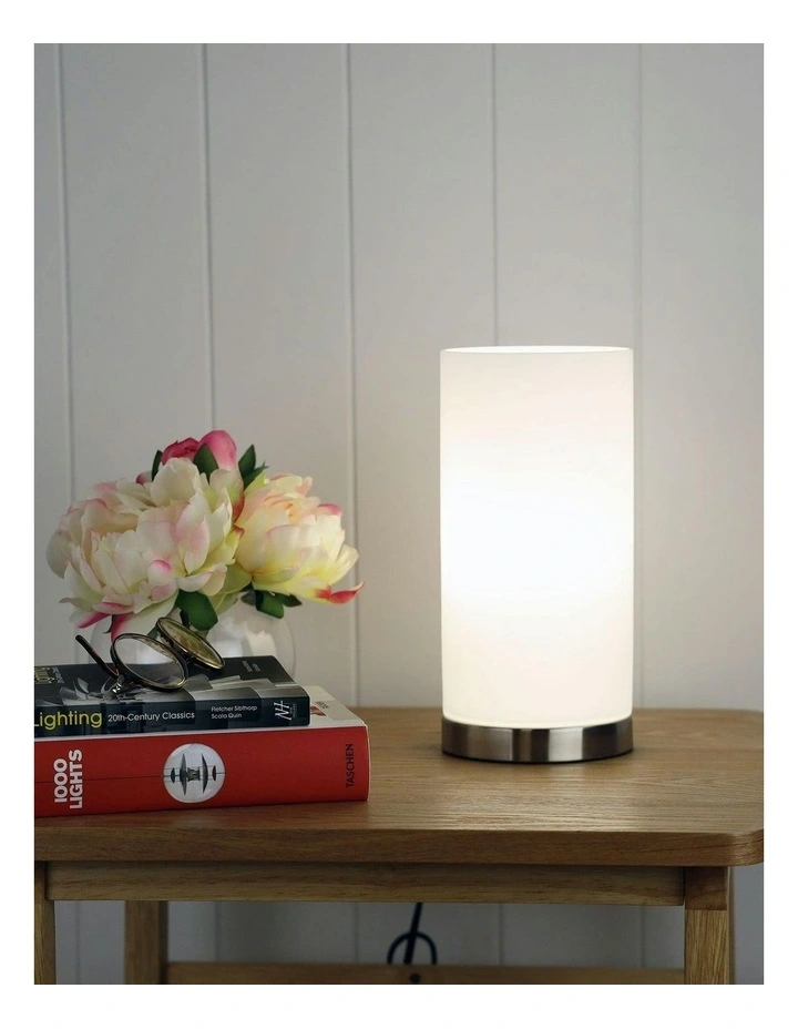 Pablo Touch Table Lamp in Matt Opal Glass image 2