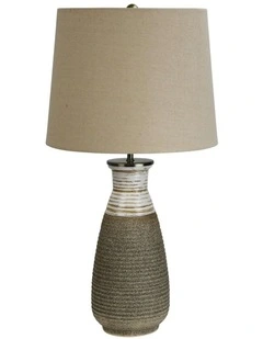 Potton Ceramic Table Lamp in Ivory