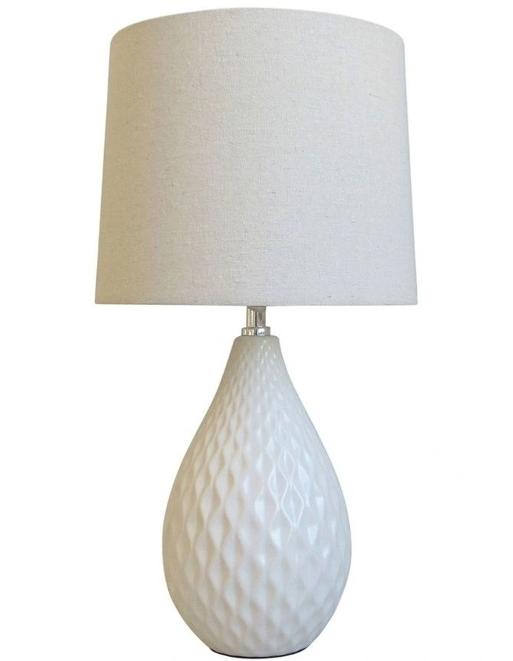 Danu Ceramic Table Lamp White image 1