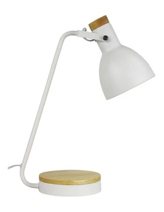 Benny Desk Lamp in White