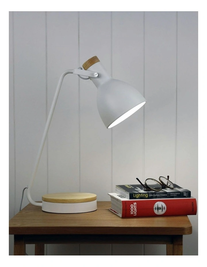 Benny Desk Lamp in White image 2