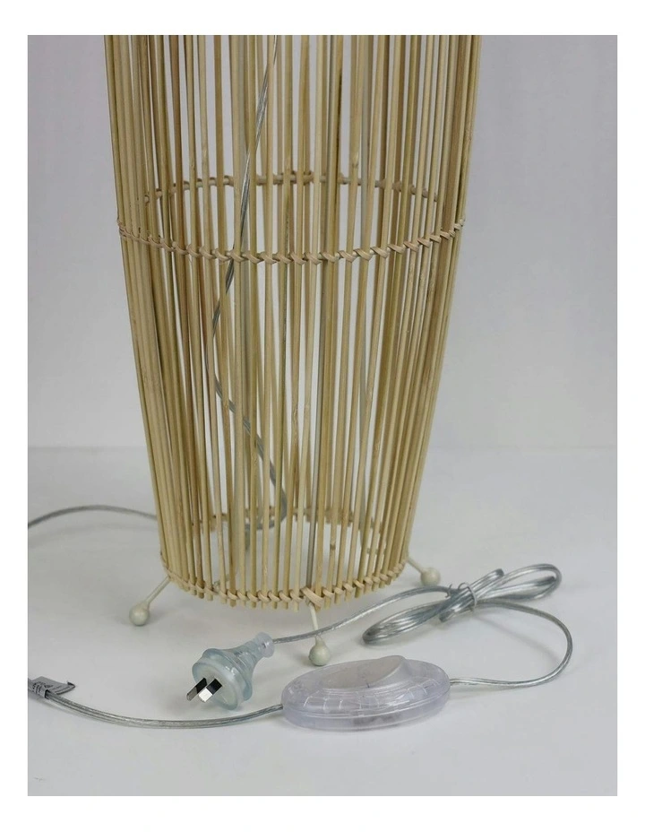 Matram Rattan Cane Floor Lamp in Natural image 3