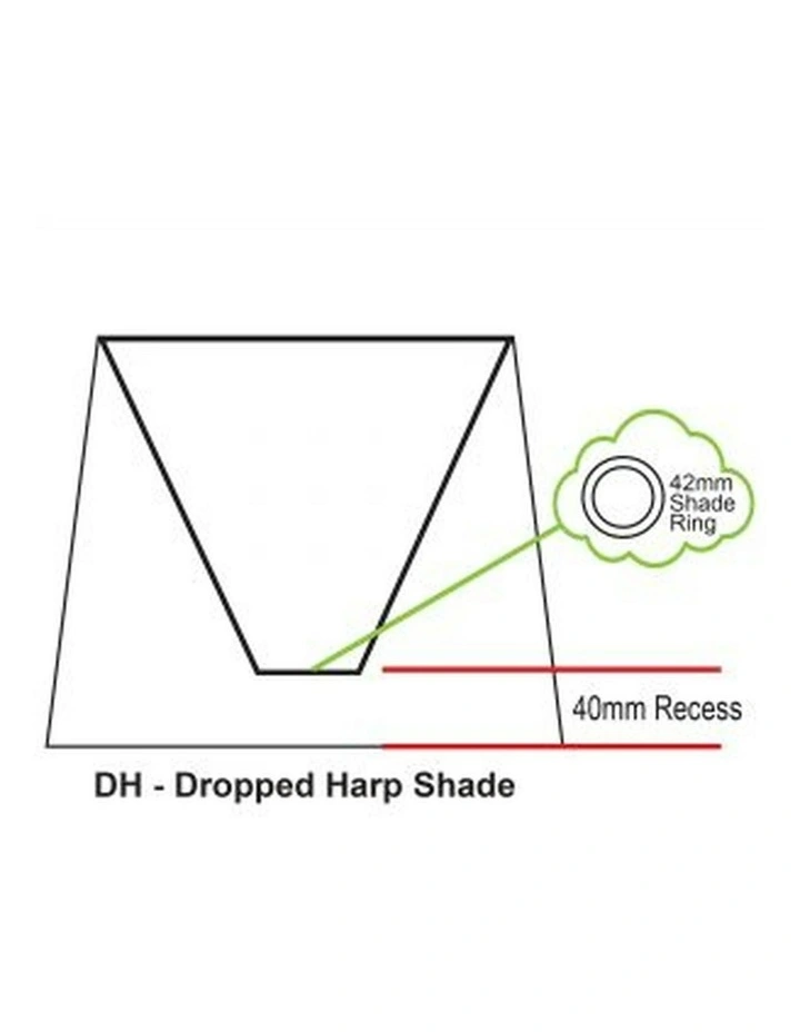 Shantung Shade 38cm Off-White image 2