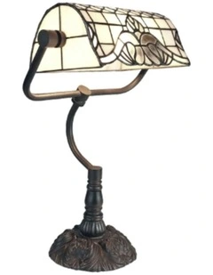 Vienna Bankers Lamp in Bronze