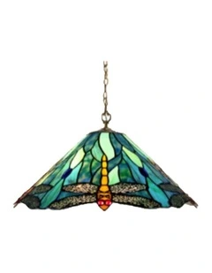 Annika Pendant Light Blue Dragonfly