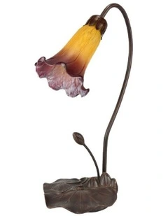 Single Lily Lamp Orange Wine