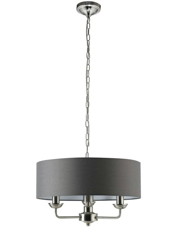 Beata Chandelier Light in Grey image 2