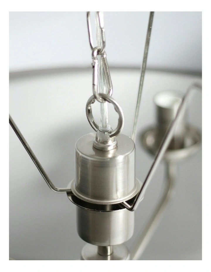 Beata Chandelier Light in Grey image 6