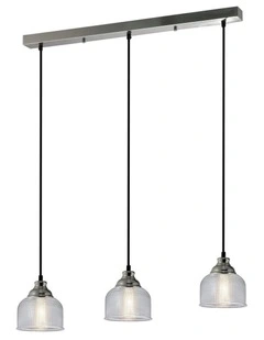 Aviva 3 Lgiths Pendant Light in Silver