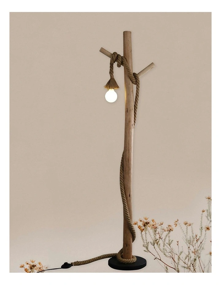 Lea Floor Lamp in Brown image 3