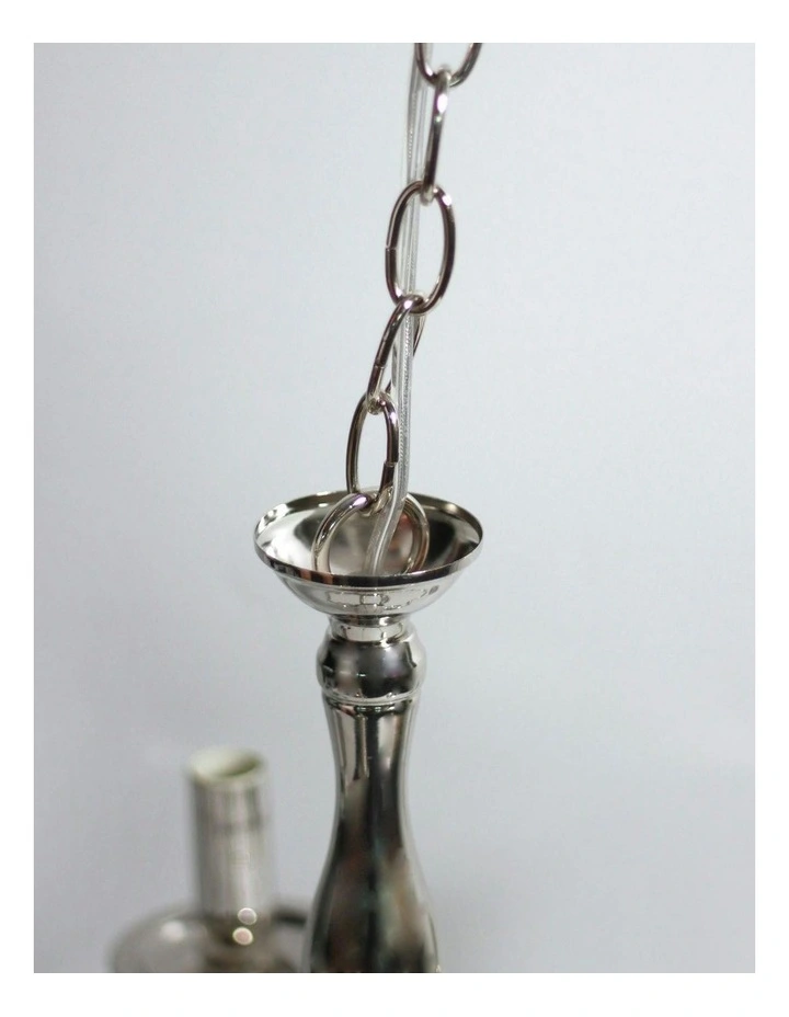 Ganeed Rustic 5 Pendant Light in Silver image 4