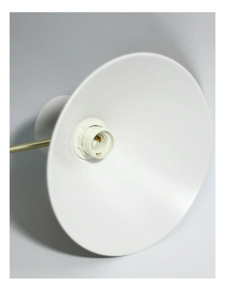 Baina 2 Light Pendant Light in White image 3