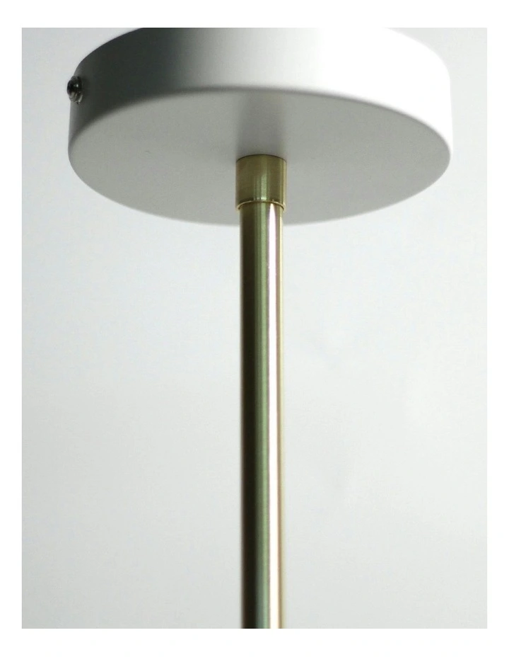 Baina 2 Light Pendant Light in White image 4