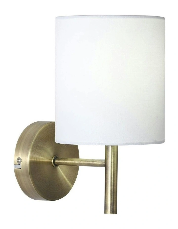 Blanche Wall Light in Antique Brass image 2