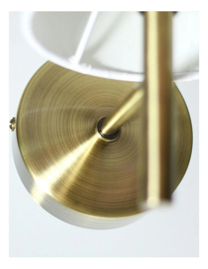 Blanche Wall Light in Antique Brass image 3