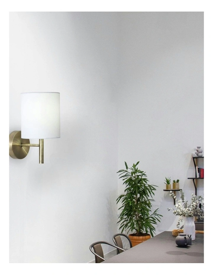 Blanche Wall Light in Antique Brass image 5
