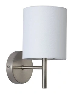 Blanche Wall Light Satin Chrome