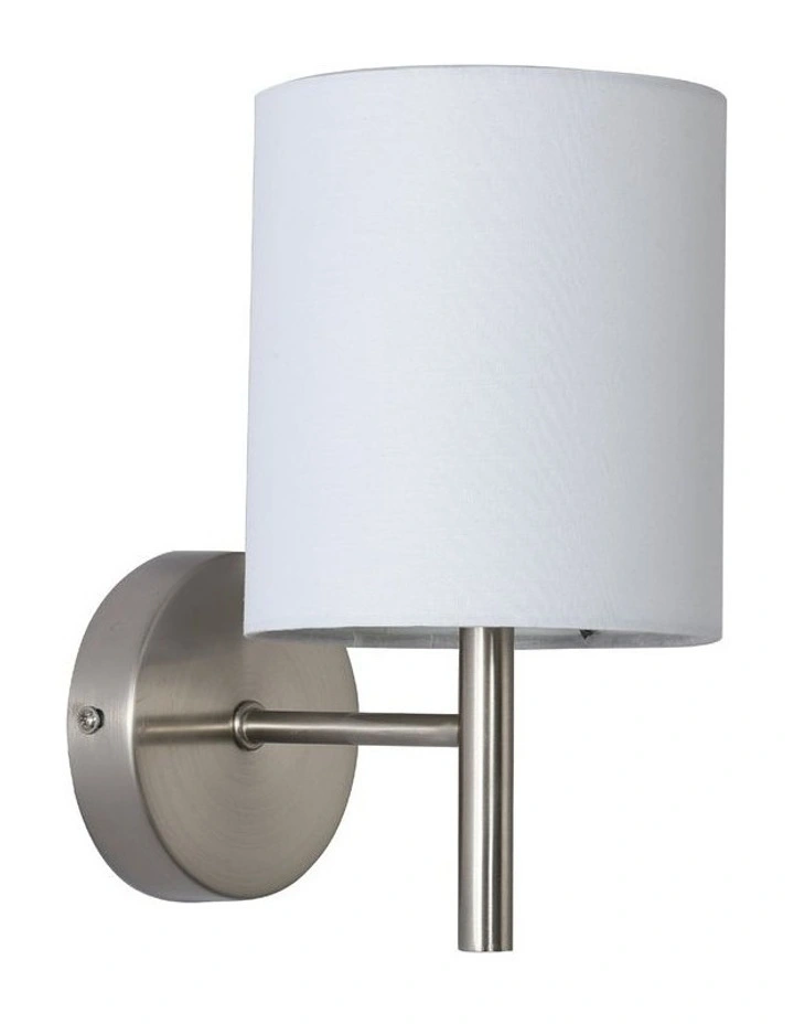 Blanche Wall Light Satin Chrome image 1