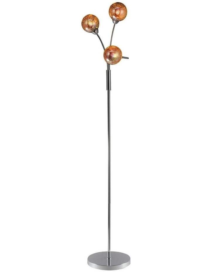 Candice Floor Lamp in Chrome image 1