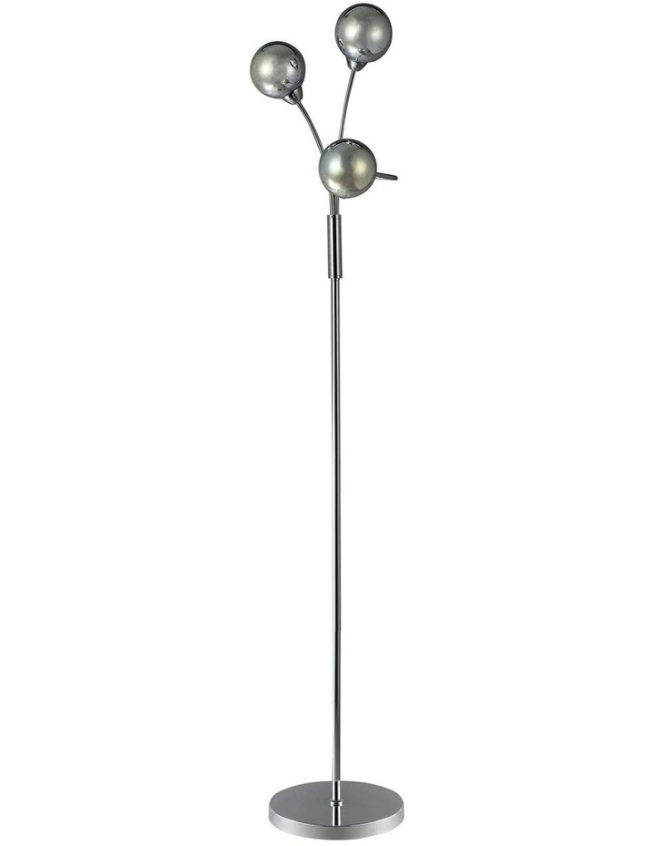 Candice Floor Lamp in Chrome image 2