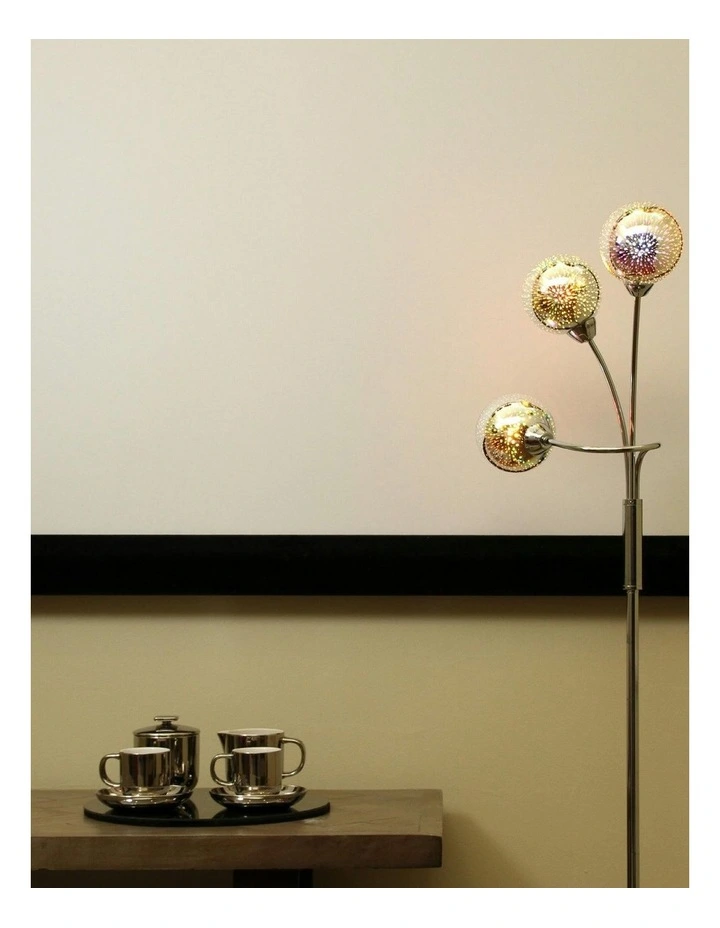 Candice Floor Lamp in Chrome image 3