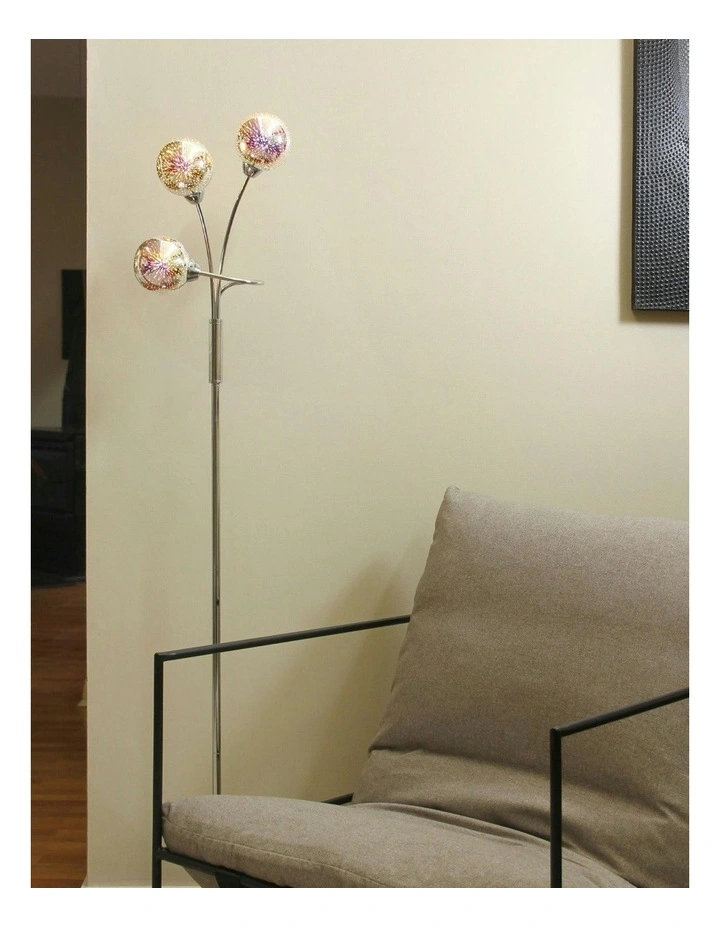 Candice Floor Lamp in Chrome image 4