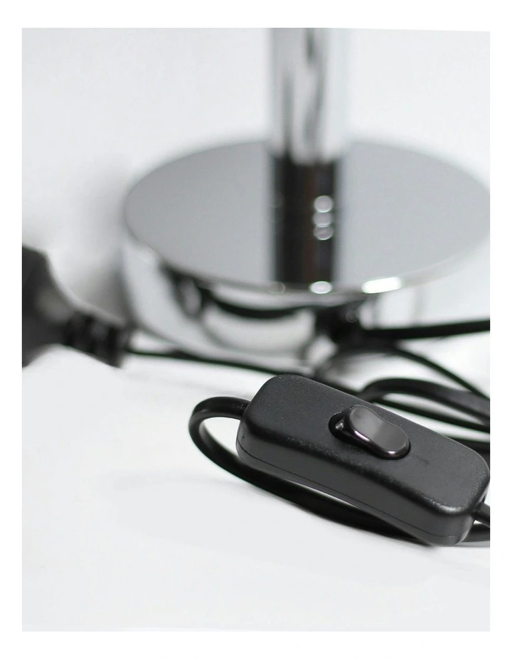 Candice Table Lamp in Chrome image 3