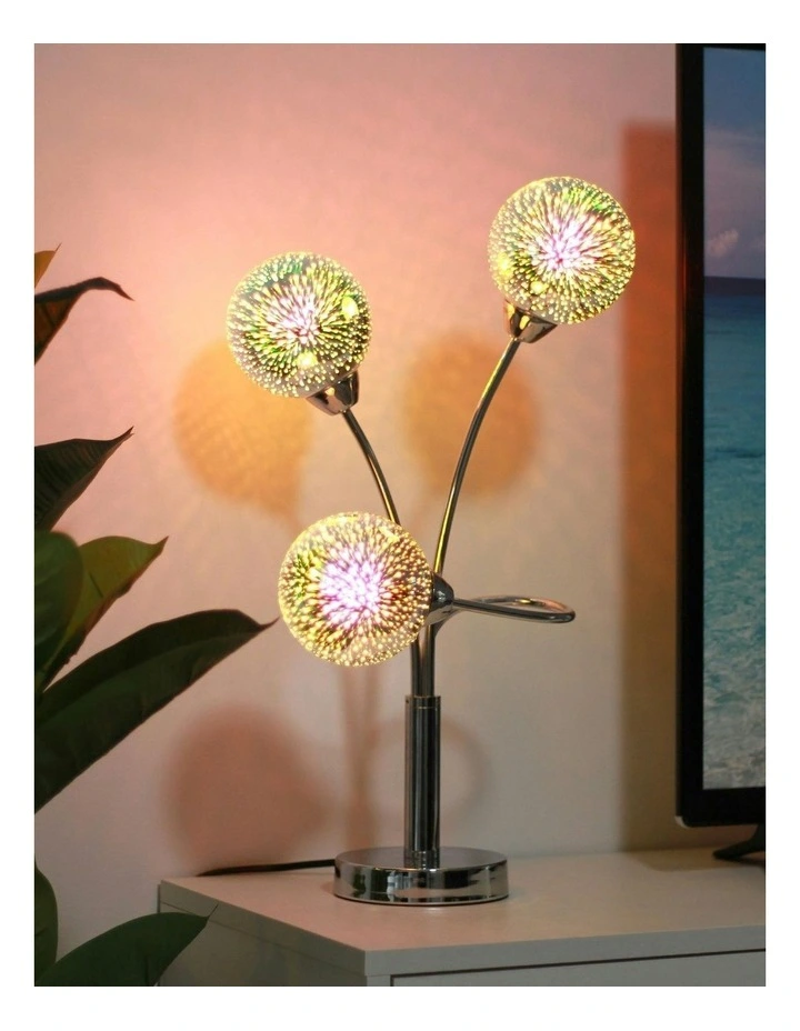 Candice Table Lamp in Chrome image 6