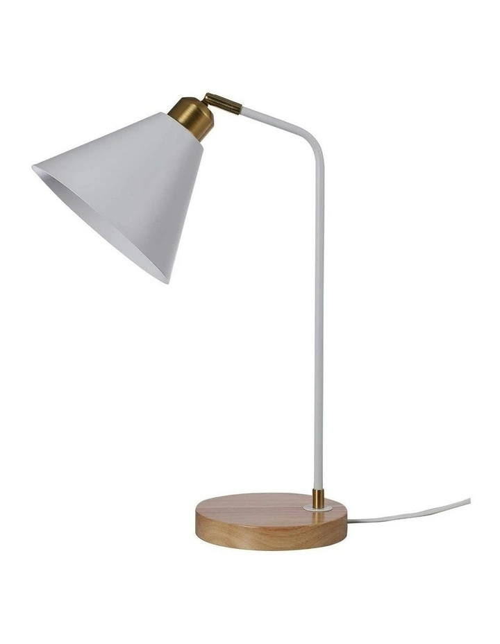 Aimee Table Lamp in White image 2