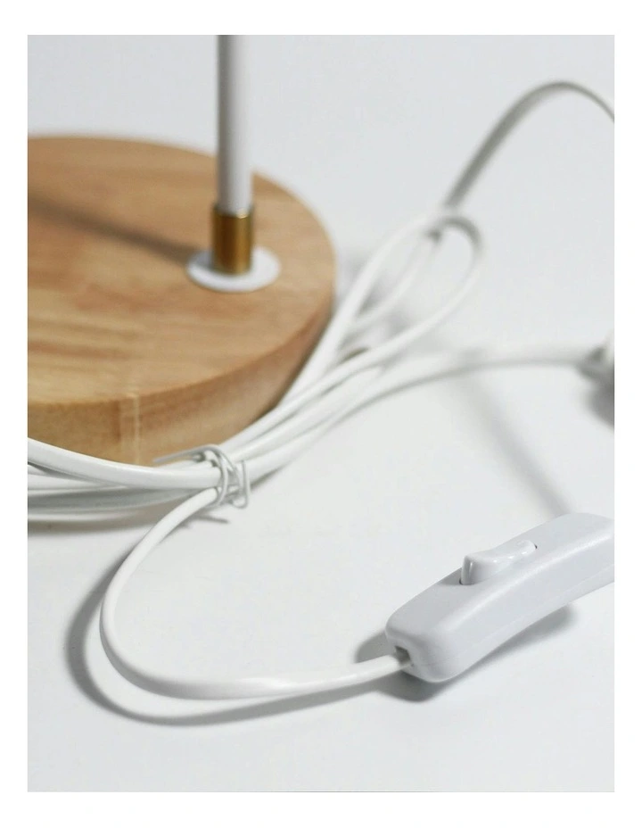 Aimee Table Lamp in White image 6