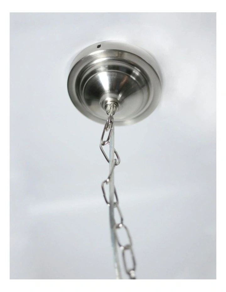 Aviva 5 Chandelier Light in Satin Chrome image 4