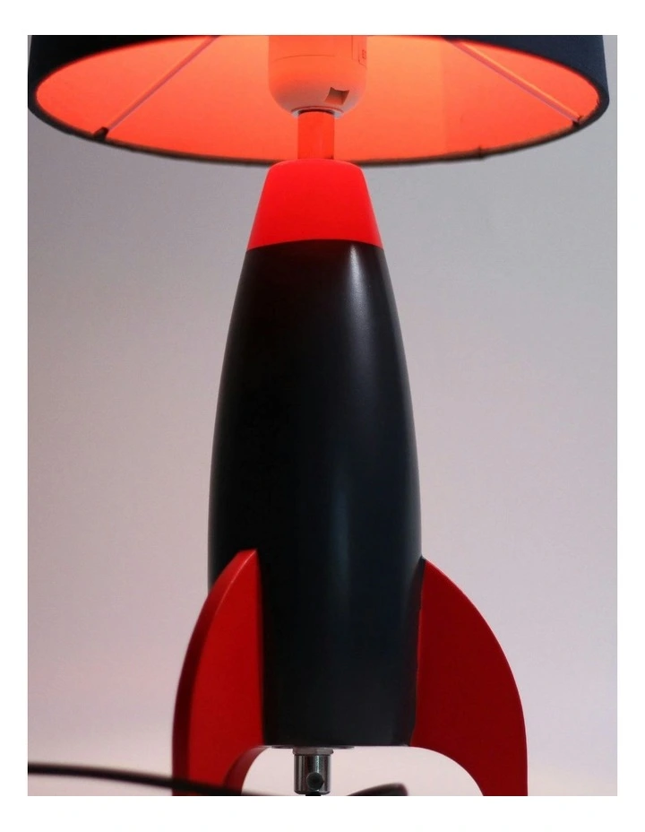 Rocketship Table Lamp in Blue image 4