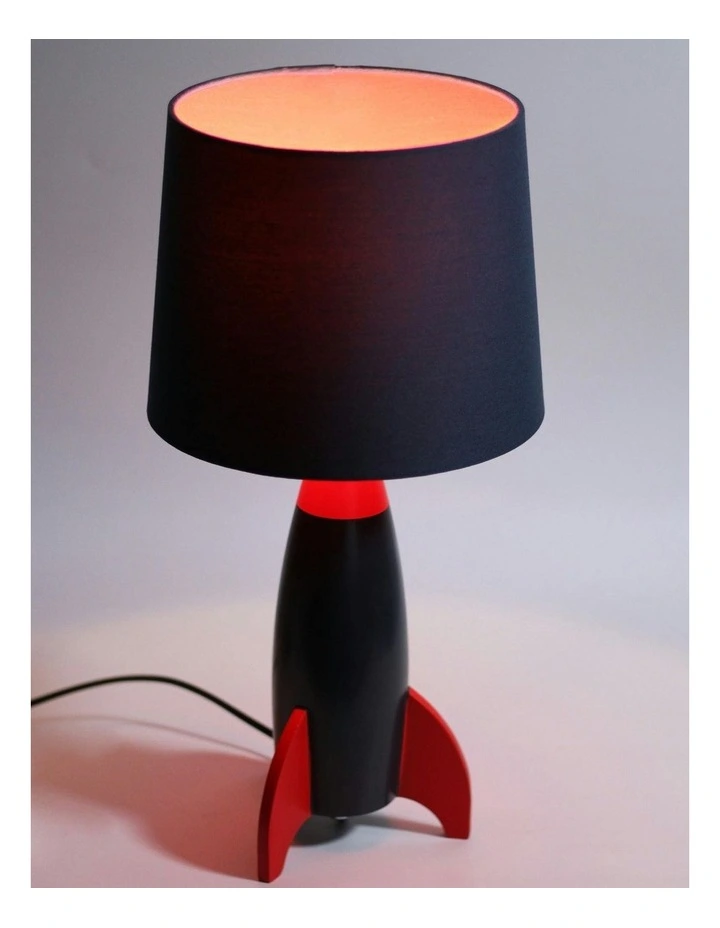 Rocketship Table Lamp in Blue image 5