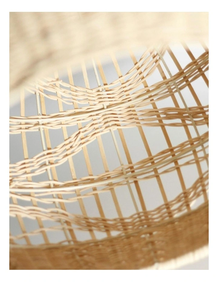 Adasha Rattan Pendant Light Small in Natural Ratten image 3