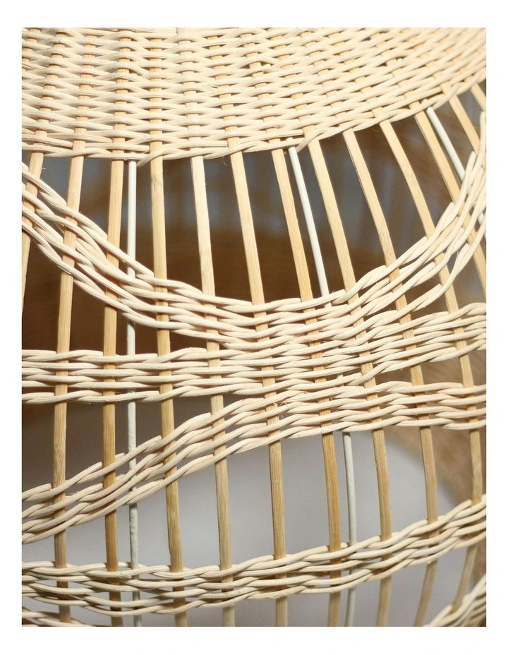 Adasha Rattan Pendant Light Small in Natural Ratten image 4