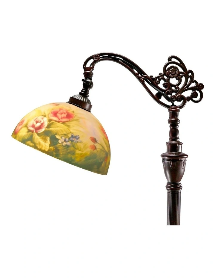 Hand Painted Downbridge Floor Lamp Yellow image 2